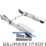 KESSEB�HMER Parallelschwenkmechanik PSM 1128 Schwenktiefe 505 mm Stahl Cremewei�