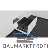 VS ENVI Free Pro Abfalltrennsystem KB 400/H�he 216 mm Lava