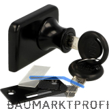 SISO Zylinder Glast�rschloss Vetro-Double gleichsperrend, Zamak schwarz