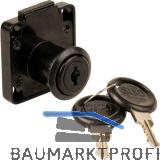 SISO Zylinder Kastenschloss 850 Lade gleichsperrend, Zamak schwarz