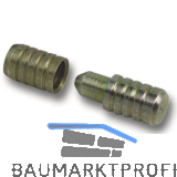 F�hrungsd�bel 2-teilig 8x22 mm Stahl gelb verzinkt