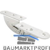 Spanplattenband 133 x 50 x 25 mm, Stahl blau verzinkt