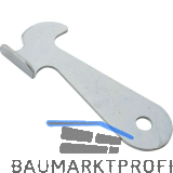 ITALIANA FERRAMENTA Schlie�haken, 62 x 25, 5 x 7 mm, Stahl wei� verzinkt