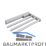 Geschirrtuch-Auszug Eris 3-armig 465 mm Alu eloxiert natur