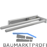 Geschirrtuch-Auszug Pluto 2-armig 442 mm Alu eloxiert matt