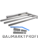 Geschirrtuch-Auszug Pluto 3-armig 444 mm Alu eloxiert gl�nzend