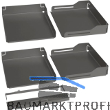 PEKA Einh�ngetablar-Set Libell 450 Magic Corner Comfort Anthrazit