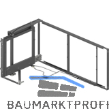 PEKA Eckauszug Magic Corner Standard KB 1000 mm links Anthrazit