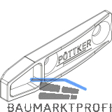 Ausgleichssicherung Alu 77 FRONTSLIDE Kunststoff silber