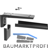 PEKA Holzwerkstoffe-Tablartr�ger Pecasa Stahlblech Feinstruktur schwarz