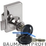 SISO Zylinder Glast�rschloss Vetro-Double verschiedensperrend, Zamak verchromt