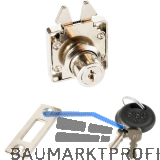 SISO Zylinder Rollladenschloss 855, Stahl vernickelt