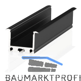 BILTON Aluminium Einbauprofil XT01, schwarz eloxiert, auf Ma� ohne Abdeckung
