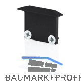 BILTON Endkappe schwarz zu Einbau- Aluminiumprofil XT01