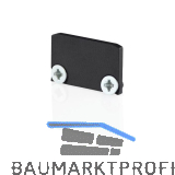 BILTON Endkappe schwarz zu Aufbau- Aluminiumprofil XT02