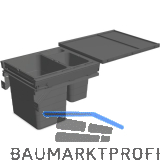 NINKA Abfalltrennsystem Set eins2f�nf/SERVO-DRIVE uno KB 450 mm Dunkelgrau