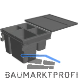 NINKA Abfalltrennsystem Set eins2f�nf/SERVO-DRIVE uno KB 600 mm Dunkelgrau