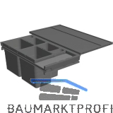 NINKA Abfalltrennsystem Set eins2f�nf/SERVO-DRIVE uno KB 900 mm Dunkelgrau