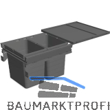 NINKA Abfalltrennsystem Set eins2f�nf KB 500/NL 500 mm dunkelgrau