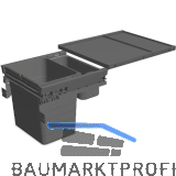 NINKA Abfalltrennsystem Set eins2f�nf KB 450/NL 400 mm dunkelgrau