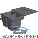 NINKA Abfalltrennsystem Set eins2f�nf KB 600/NL 400 mm dunkelgrau