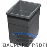 NINKA Abfallbeh�lter 13,5 Liter Dunkelgrau