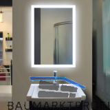 L&S LED Spiegel Vista DualColor 45W 600x800 mm