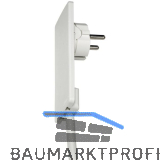 EVOline Plug-Schukostecker, max.3500 Watt, Kunststoff wei�