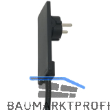 EVOline Plug-Schukostecker, max.3500 Watt, Kunststoff schwarz