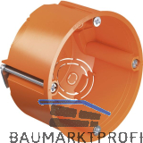 Hohlwanddose, Tiefe 46 mm, � 68 mm, orange