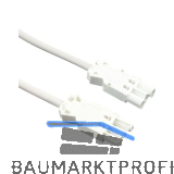 Verbindungsleitung mit Stecker und Ger�tekupplung GST18, 300 mm, wei�