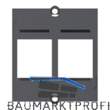 BACHMANN Modul 2x Keystone schwarz