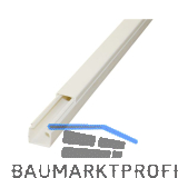 Kabelkanal,15x17 mm, L 2000 mm, Kunststoff wei�