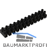 Klemmleiste EKL1, Querschnitt 4-6 mm, 12 Pole schwarz