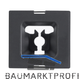 EVOline Wechselmodul Kabeldurchlass, schwarz