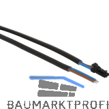 Anschlussleitung ummantelt 12 V/DC mit Stecker und verzinnten Enden, 2000mm