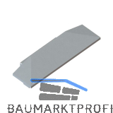 BILTON Endkappe Einbauprofil CT000E-A, Aluminium eloxiert