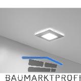 Aufbauleuchte Square 2 warmwei� alufarbig