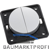 BERKER Integro Flow/Pure Serienschalter chrom matt lackiert