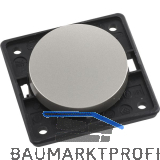 BERKER Integro Flow/Pure Ausschalter 1-polig Edelstahl Effekt