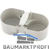 BERKER Integro Ber�hrungsschutzdose 2-fach