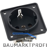 BERKER Integro Schuko-Steckdose, anthrazit matt