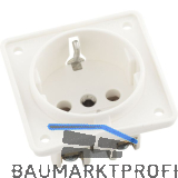 BERKER Integro Schuko-Steckdose, polarwei� matt
