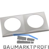 BERKER Integro Flow Rahmen 2-fach Edelstahl Effekt