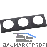 BERKER Integro Flow Rahmen 3-fach anthrazit matt