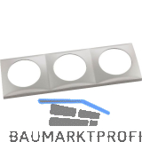 BERKER Integro Flow Rahmen 3-fach Edelstahl Effekt