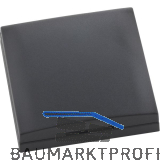 BERKER Integro Flow/Pure Rahmen 1-fach mit Klappdeckel anthrazit matt