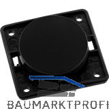 BERKER Integro Flow/Pure Ausschalter 1-polig schwarz matt