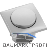 BERKER Integro Flow Ausschalter vorkonfektioniert chrom matt lackiert