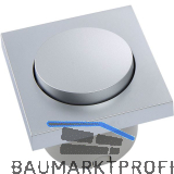 BERKER Integro Pure Ausschalter vorkonfektioniert chrom matt galvanisiert